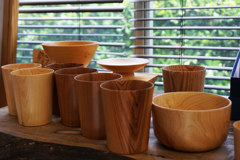 工房アップル・ジャックを営む木器作家・小林さんの作品