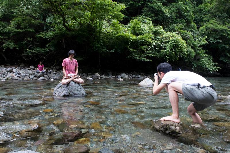 川でプチ撮影会