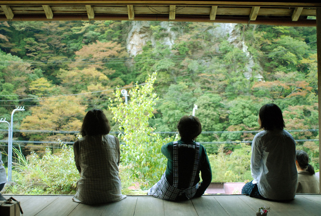 縁側から望む景色